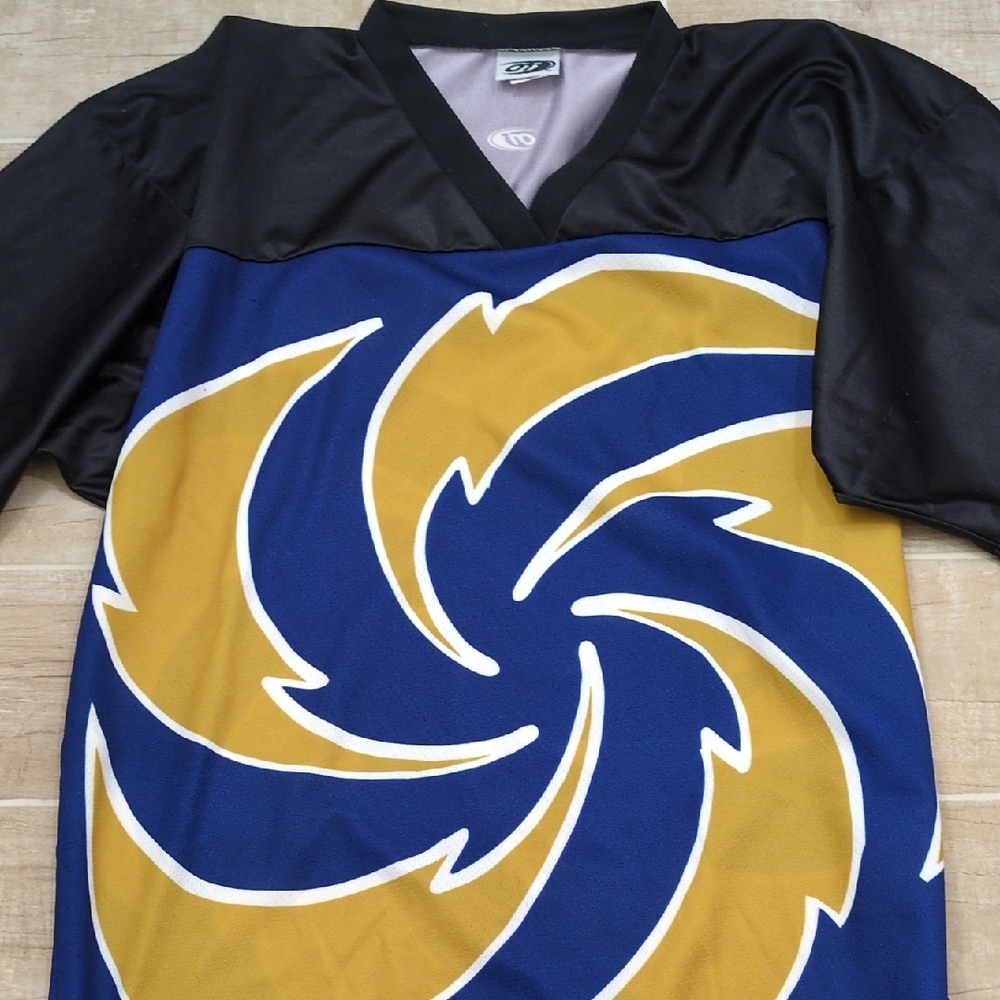 Blue and Gold Men's Jersey For The Tampa Bay Arena Football.